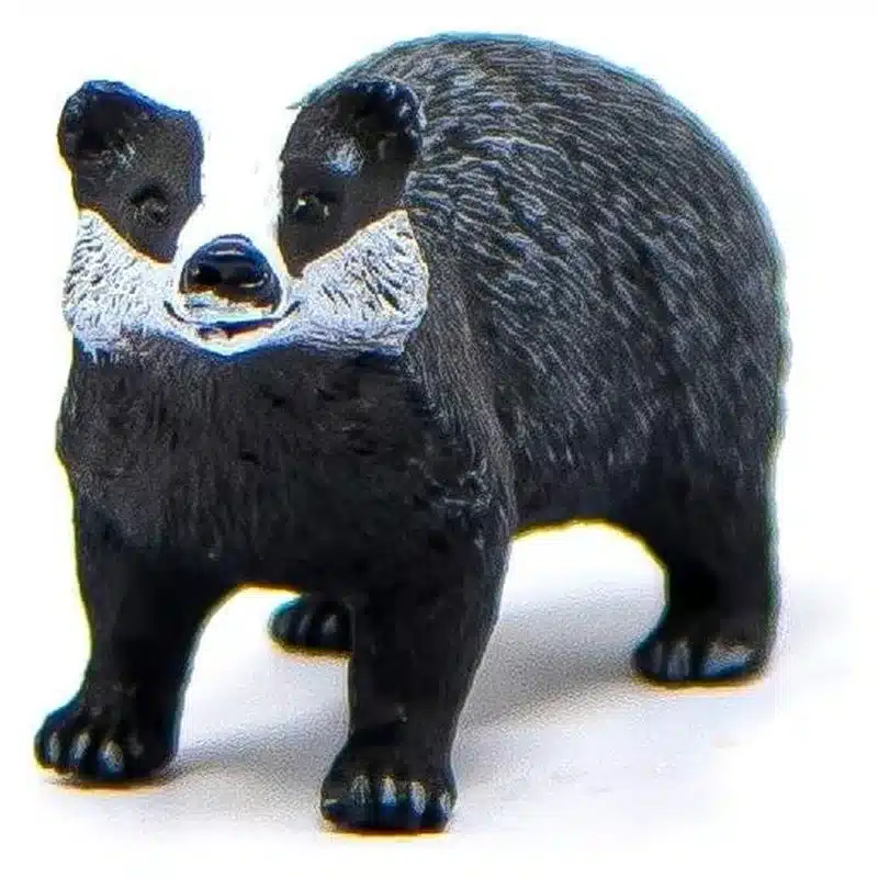 Figura Tejón de la línea Wild Life de Schleich para coleccionar 14842 - Imagen 2