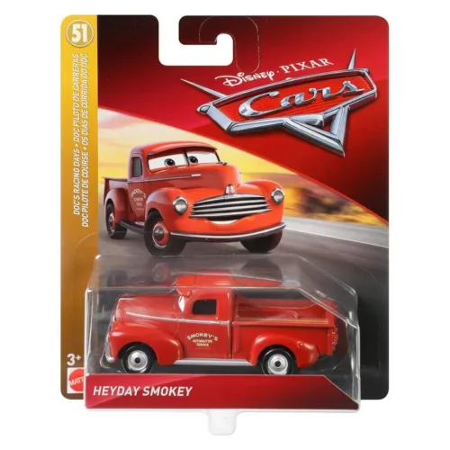 Coche Disney Cars Heyday Smokey edición especial FLM36 Mattel