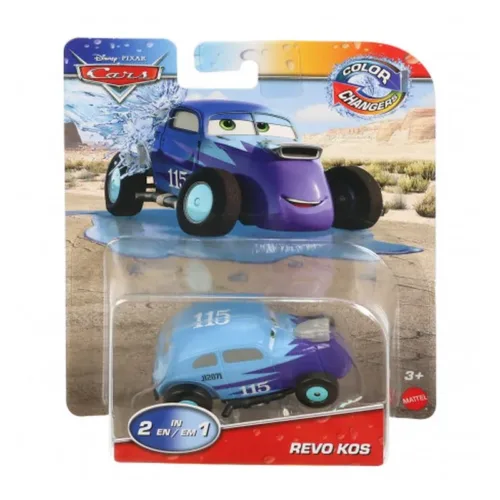 Coche Disney Cars 2 en 1 Revo Kos Color Changers HRX45sGNY94 MATTEL