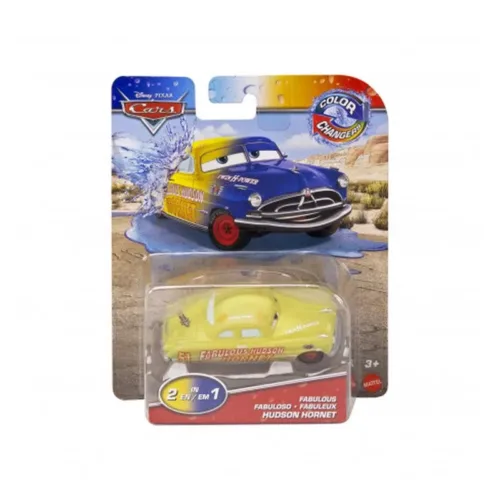 Disney Cars on the road 2 en 1 Fabuloso Hudson Hornet Color Changers HRX42