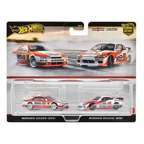 Pack Hot Wheels Car Culture Nissan 240SX y Nissan Silvia HRR84 Mattel