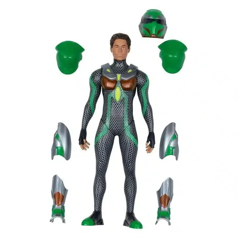 Gormiti New Era Glen armadura verde articulable 27 cm GRV03100 Famosa - Imagen 2