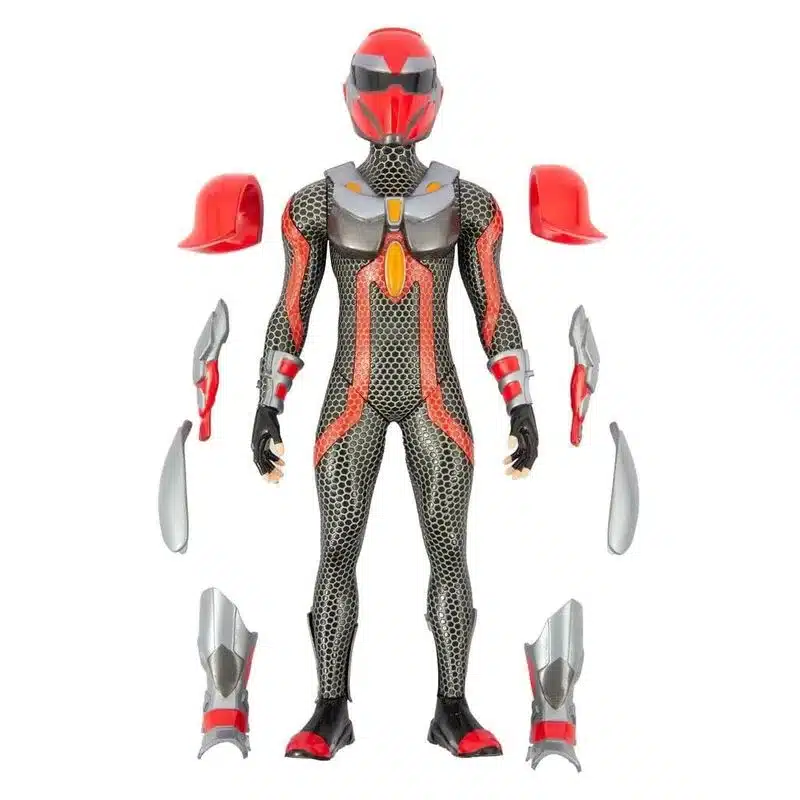 Gormiti New Era Zane armadura roja articulada 27 cm GRV03400 Famosa - Imagen 2