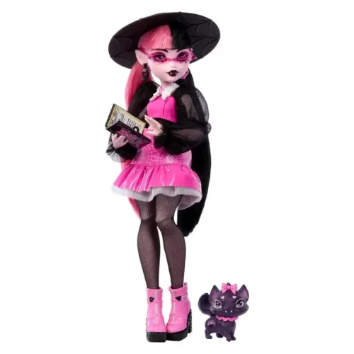 Monster High Fabulosa Draculaura con mascota y accesorios HRP64 MATTEL
