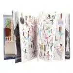 Depesche 13423 TOPModel Stickerworld - Libro di Adesivi con 16 Pagine di Sfondo Dettagliate e 6 Pagine di Adesivi Accessori
