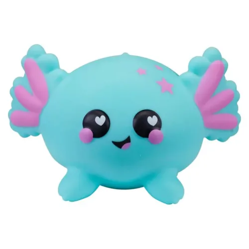 Muñeco Flexible Smooshzees Luvzees ajolote verde 08103-AJOLOTEVD