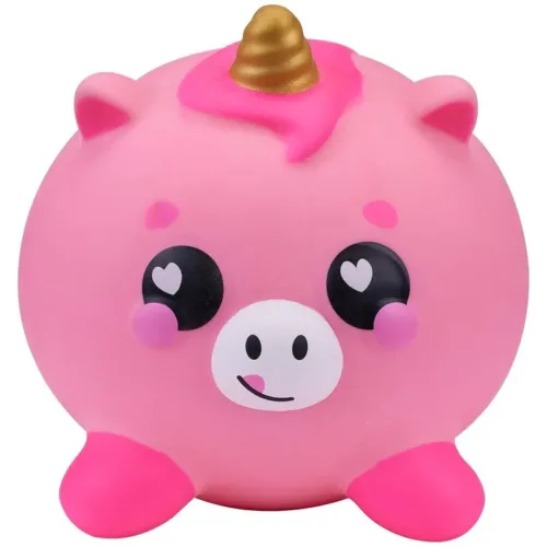 Muñeco flexible Smooshzees Luvzees unicornio rosa 08103-UNICORNIORS