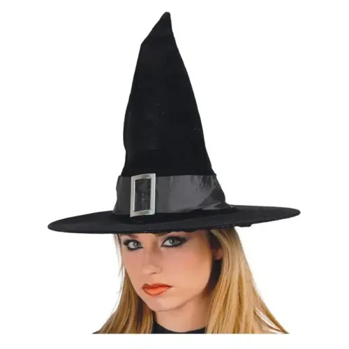 Sombrero Harry terciopelo negro Halloween adulto talla única 13225 GUIRCA