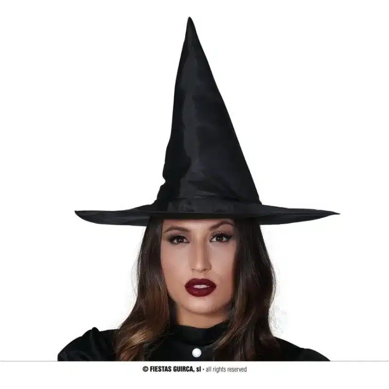 Sombrero de bruja adulto negro clásico Halloween talla única 13217 GUIRCA