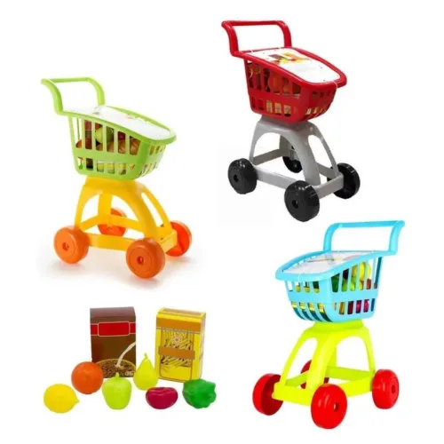 Carrito de supermercado con alimentos modelos surtidos 91 VICAM