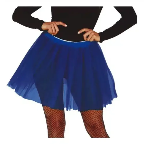 Tutú azul oscuro adulto de 40 cm para disfraces de Guirca 17837