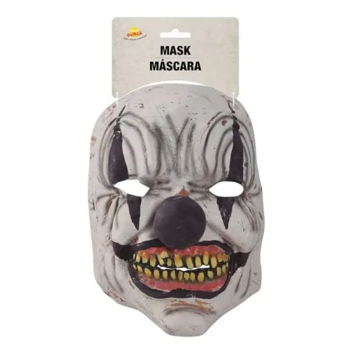 Máscara payaso latex arlequin Halloween terrorífica 2923 GUIRCA