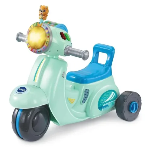 Correpasillos Scooter De Paseo Azul 2 En 1 Interactiva 80-572377 VTECH