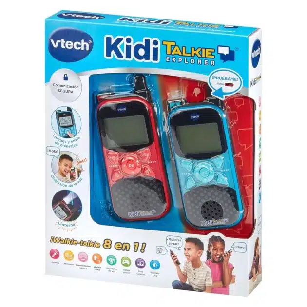 Kiditalkie Infantil con Linterna y Efectos de Voz 80-572522 VTECH