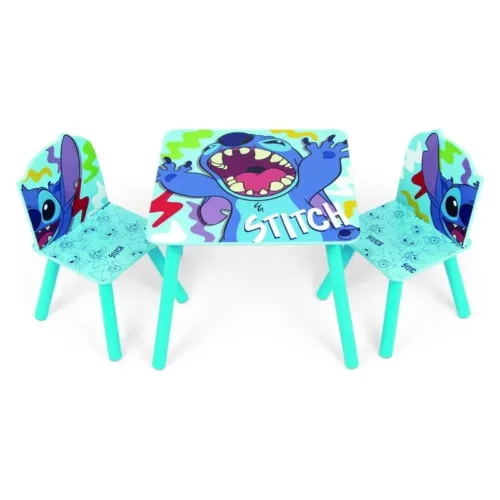 Mesa Infantil Stitch con Sillas de Madera WD16657 ARDITEX
