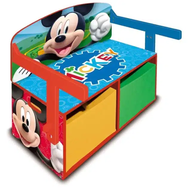 Mesa Infantil Banco de Madera Mickey Mouse 3 en 1 WD14006 ARDITEX