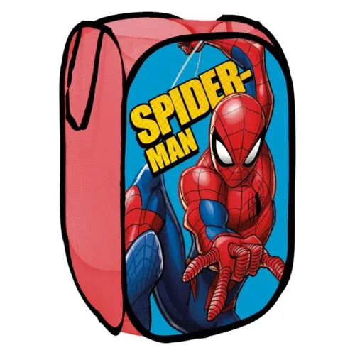 Cesta Plegable Infantil Spiderman de Tela SM15222 ARDITEX