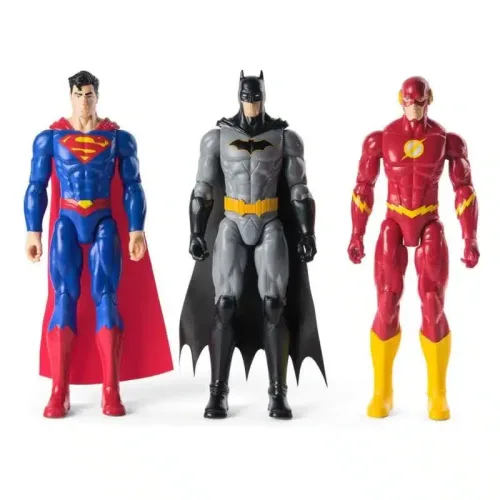 Pack de tres figuras DC Universe 30cm Superman, Batman y Flash 6072364