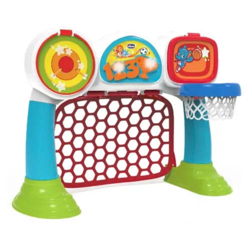 Porteria interactiva con tres modos juego y canasta 9811000000 CHICCO