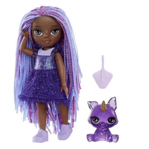 Rainbow High Muñeca Indigo littles dolls con mascota 531241 MGA