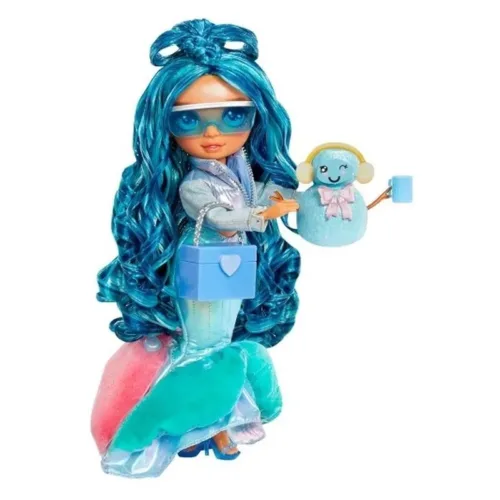 Rainbow High Winter Wonderland muñeca con pelo azul 120834 MGA
