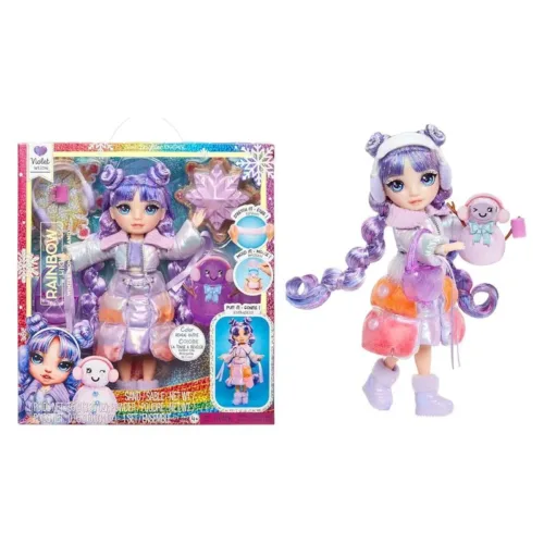 Rainbow High Winter Wonderland Muñeca Violet Willow 120865 MGA