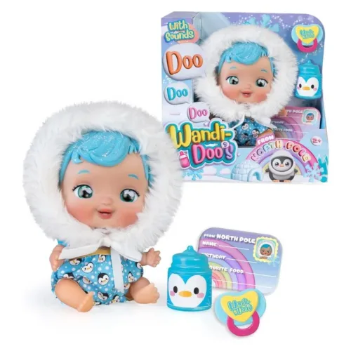 Bebé esquimal interactivo Wandi-Doo’s Polo Norte accesorios Famosa WAD00000