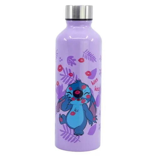 Botella de Aluminio Disney Stitch Lila de 755 ml 75859 STOR