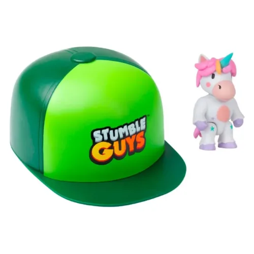 Stumble Guys Pack Gorra y Figura de Acción Sorpresa 64113700 BIZAK