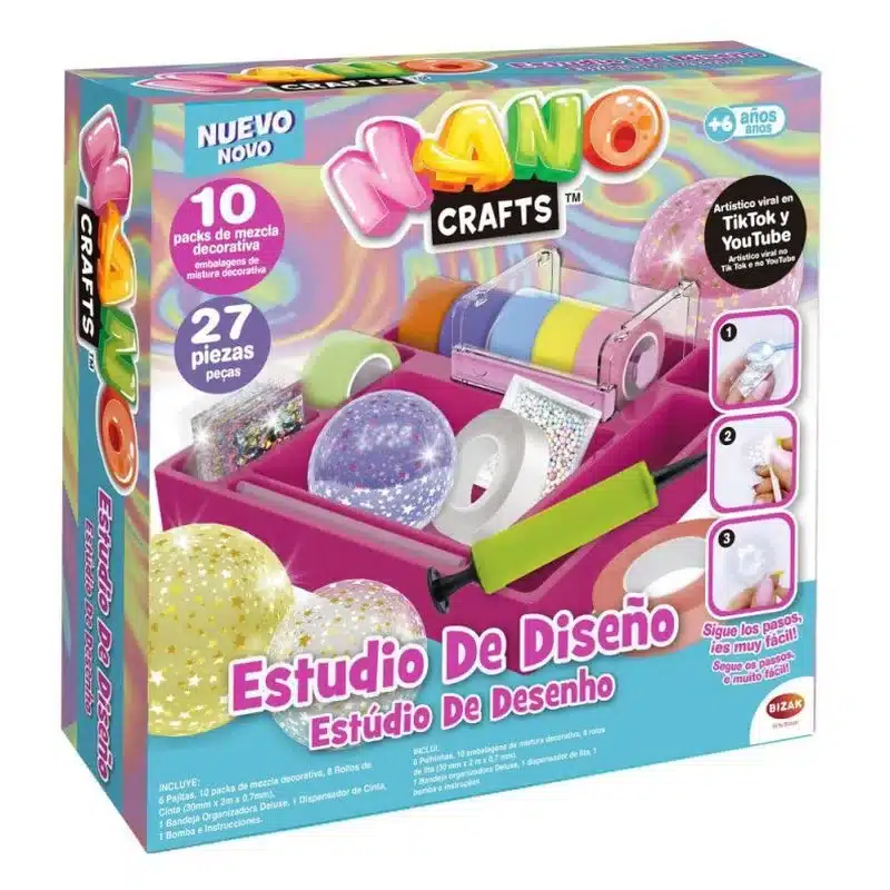 Nano Crafts Estudio de Diseño con Cintas de Doble Cara 64454876 BIZAK