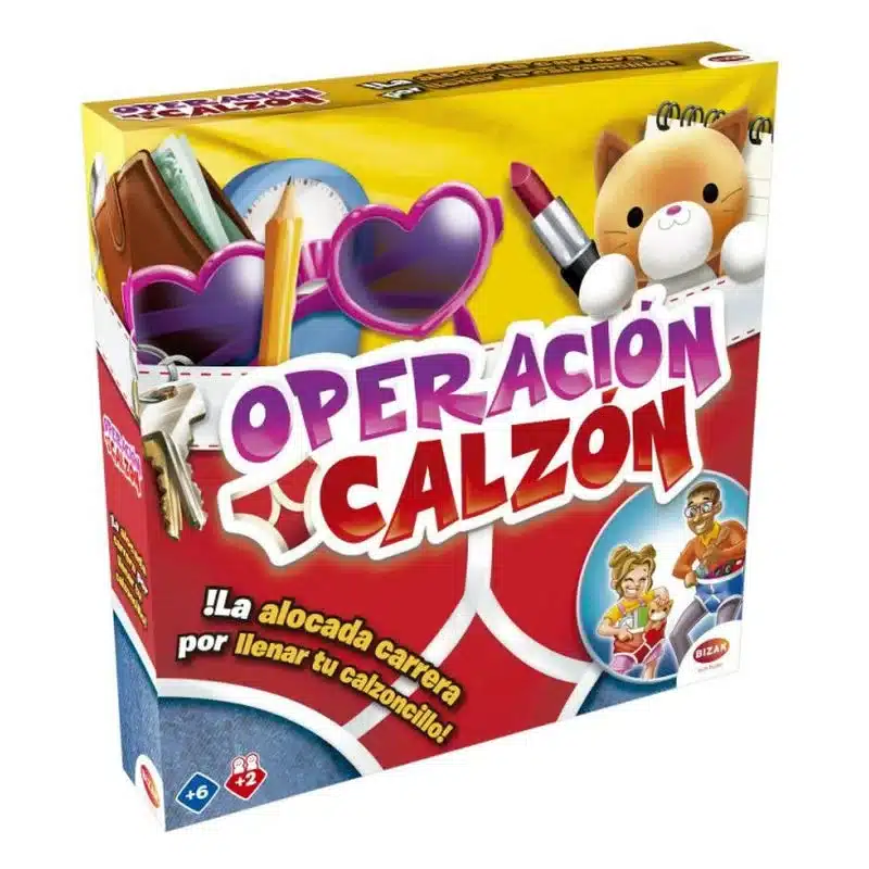 Operación Calzón Juego de Mesa para 2 Jugadores 30697316 BIZAK