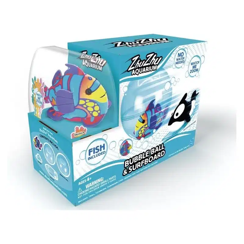 Playset Zhu Zhu Aquarium burbujas y tabla surf con pez Z1019 TOY PARTNER