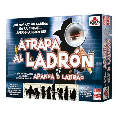 Juego de mesa de investigación Atrapa al ladrón Educa Borras 19841