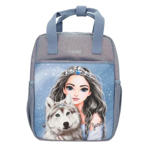 TOPModel Mochila Lobo con Cremallera y Bolsillo Frontal 13154 DEPESCHE