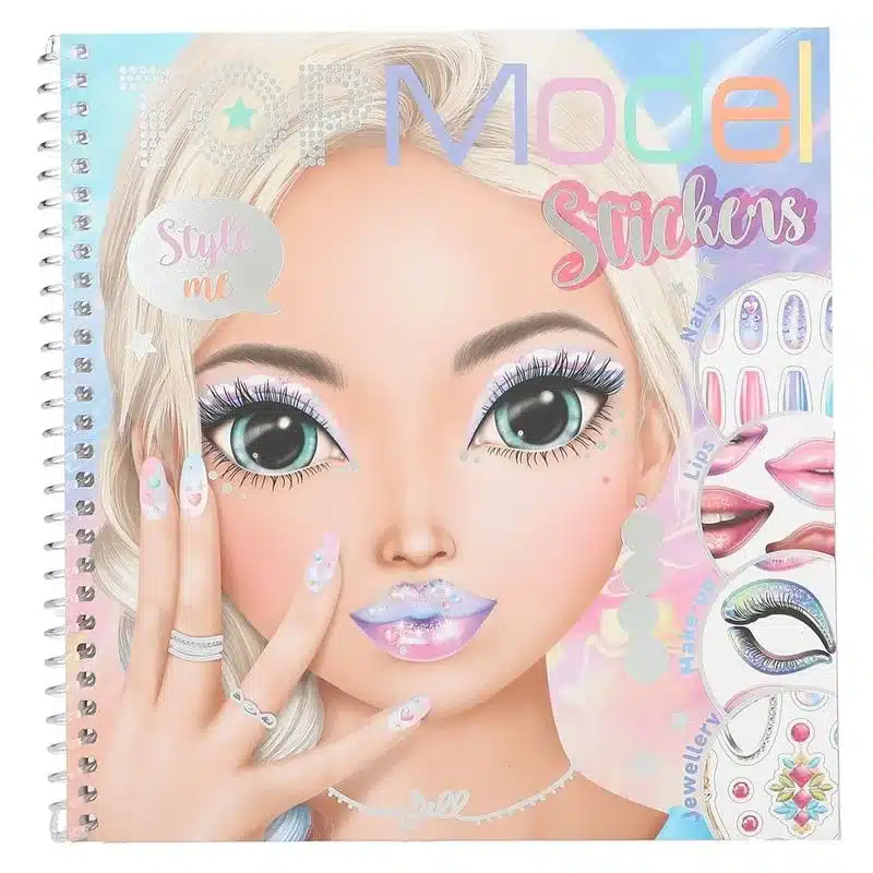 TOPModel Cuaderno de Pegatinas Dress Me Up Maquillaje 13437 DEPESCHE