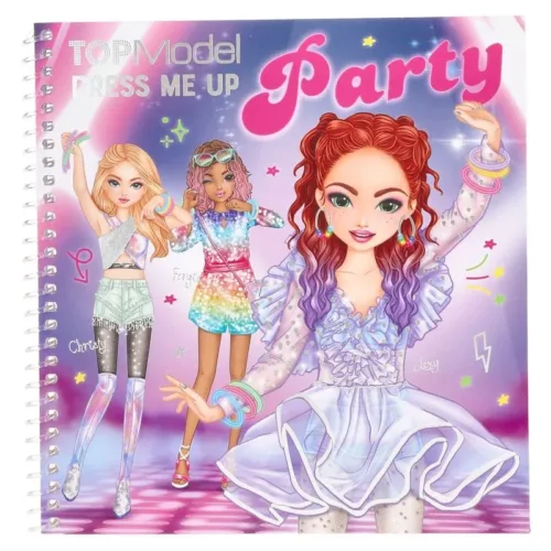 TopModel Cuaderno Fiesta de Pegatinas Dress Me Up 13438 DEPESCHE