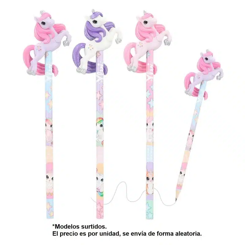 Lápiz con figura 3D Ylvi unicornio modelos surtidos 12860 DEPESCHE