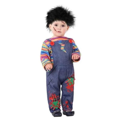 Disfraz muñeco sangriento infantil de 12 a 24 meses Halloween 61253 ATOSA