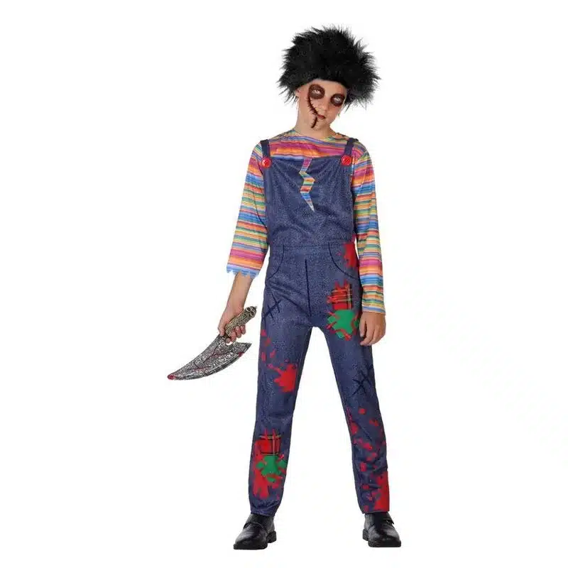 Disfraz de niño muñeco sangriento Halloween talla de 5 a 6 años 61256 ATOSA