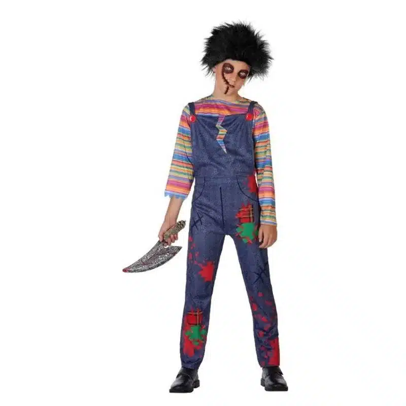 Disfraz de niño muñeco sangriento Halloween talla de 10 a 12 años 61258 ATOSA