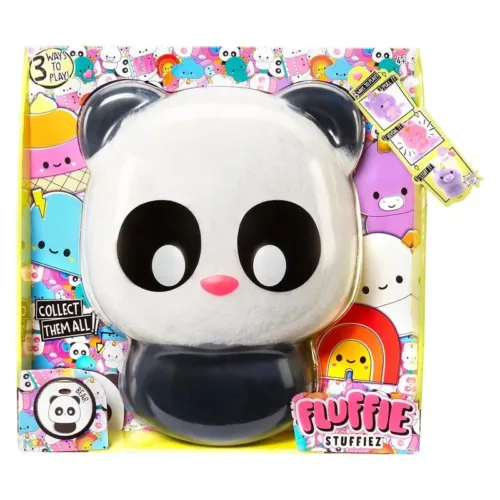 Fluffie Stuffiez peluche Oso Panda grande coleccionable 594451 MGA
