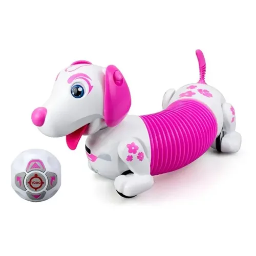 Robo Dash Perro Salchicha Rosa Robotico Interactivo 62008740-ROSA