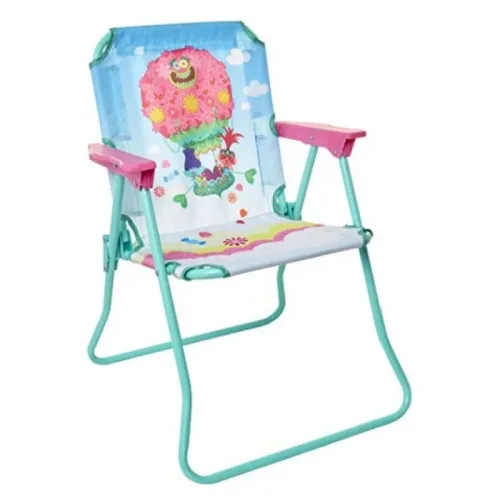 Silla Plegable Trolls infantil de 3 a 7 años hasta 27kg 60154 VALUVIC