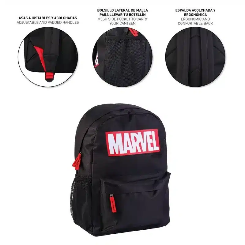 Mochila Marvel escolar licencia oficial de 41 cm 2100004063 CERDA - Imagen 2