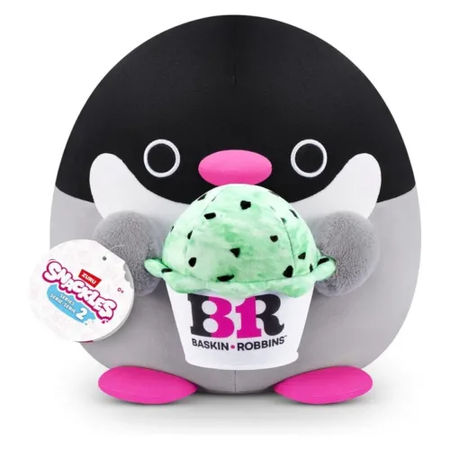 Squishie Peluche Pingüino Baskin Robbin Blandito 77605-PINGUINOROBI