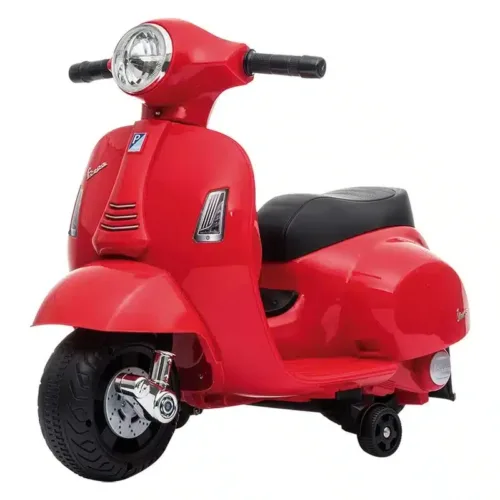 Moto infantil eléctrica Vespa 6v roja 24049/H1 roja