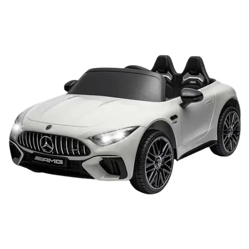 Coche eléctrico Mercedes SL63 AMG 12v blanco radio control 24067 INNOVATOYS