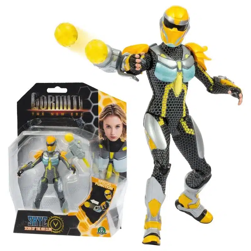 Figura acción Scion Skye Gormiti The New Era función disparo Famosa GRV11100