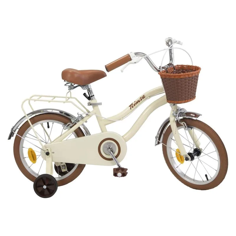 Bicicleta infantil beige Vintage 16 pulgadas 16231 TOIMSA