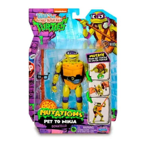 Figura acción TMTN Donatello Deluxe con Bo Stik con sonido Famosa TU838000